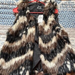 Say What Furry Vest